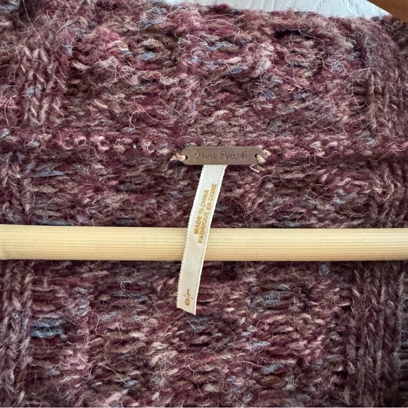 Free People Alpaca Wool Button Up Cardigan Sweater - Picture 3 of 6